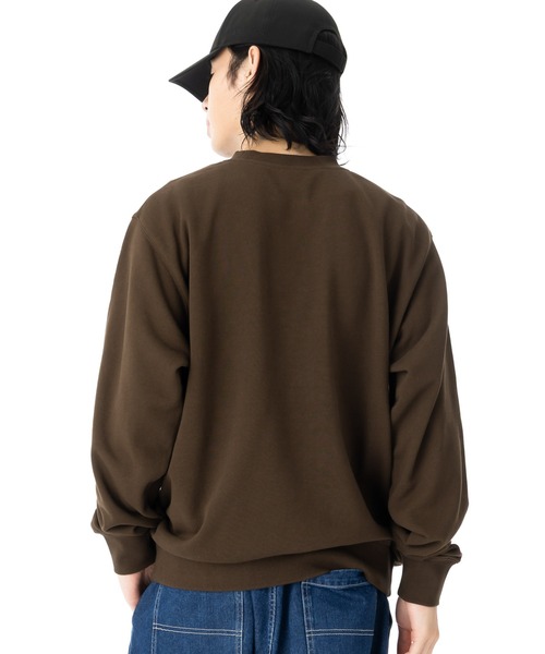 NEW ERA（ニューエラ）の「ニューエラ スウェット 手書き風ロゴ ONSPOTZ別注（スウェット・メンズ・グレー/ネイビー/ブラウン/ストーン/ブラック・S/XXL/XL/L/M）」の12枚目の写真