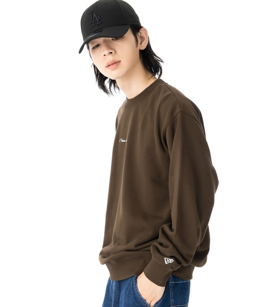 NEW ERA（ニューエラ）の「ニューエラ スウェット 手書き風ロゴ ONSPOTZ別注（スウェット・メンズ・グレー/ネイビー/ブラウン/ストーン/ブラック・S/XXL/XL/L/M）」の11枚目の写真