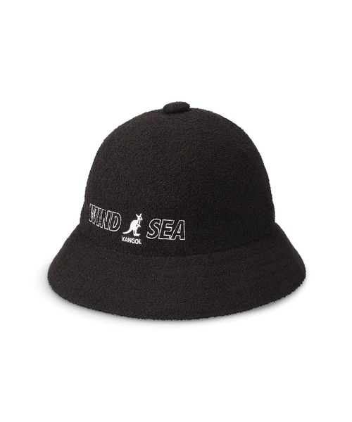 KANGOL（カンゴール）の「KANGOL x WDS Bermuda Casual（ハンチング/ベレー帽・メンズ・ブラック/ホワイト・M/L/XL）」の2枚目の写真