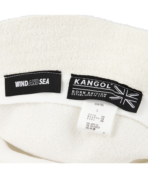 KANGOL（カンゴール）の「KANGOL x WDS Bermuda Casual（ハンチング/ベレー帽・メンズ・ブラック/ホワイト・M/L/XL）」の6枚目の写真
