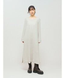 MIDIUMISOLID | MIDIUMISOLID for Ladies ワッフルワンピース(ワンピース)
