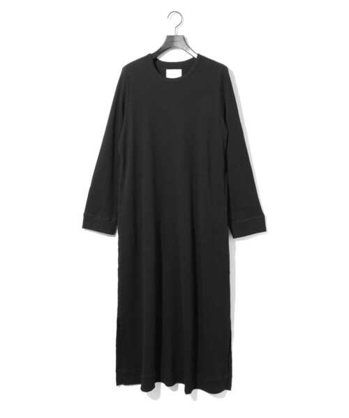 MIDIUMISOLID（ミディウミソリッド）の「MIDIUMISOLID for Ladies ワッフルワンピース（ワンピース・レディース・ブラック/キナリ/グレー・FREE）」の3枚目の写真