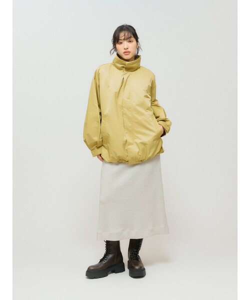 MIDIUMISOLID（ミディウミソリッド）の「MIDIUMISOLID for Ladies ワッフルワンピース（ワンピース・レディース・ブラック/キナリ/グレー・FREE）」の14枚目の写真