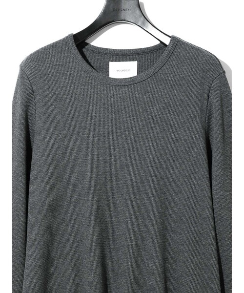 MIDIUMISOLID（ミディウミソリッド）の「MIDIUMISOLID for Ladies ワッフルワンピース（ワンピース・レディース・ブラック/キナリ/グレー・FREE）」の15枚目の写真