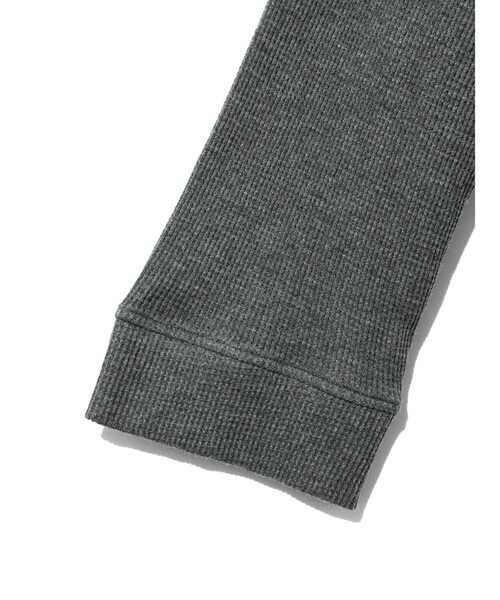 MIDIUMISOLID（ミディウミソリッド）の「MIDIUMISOLID for Ladies ワッフルワンピース（ワンピース・レディース・ブラック/キナリ/グレー・FREE）」の17枚目の写真