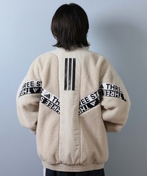 adidas（アディダス）の「adidas/アディダス ボアジャケット ルーズフィット フリース CS116（ブルゾン・メンズ）」