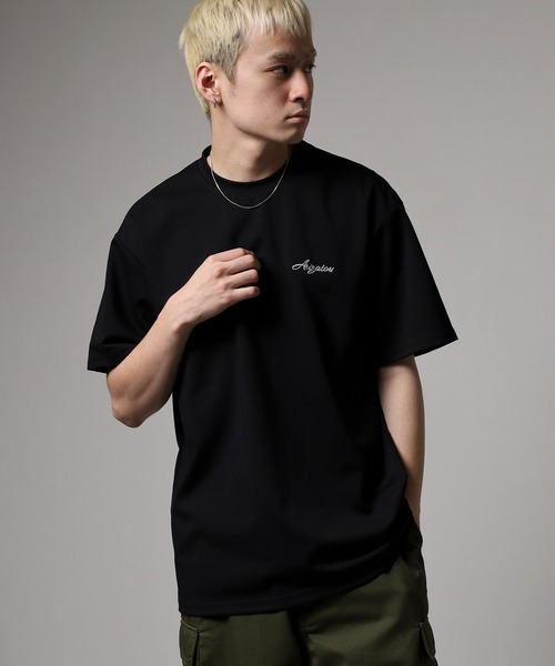 FUNALIVE(ファンアライブ)の「メンズ レディース 内側ツートンカラー シンプルTシャツ(Tシャツ/カットソー・メンズ・グレー/ブラック・F)」の1枚目の写真