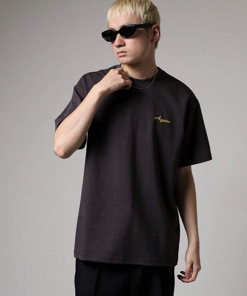FUNALIVE(ファンアライブ)の「メンズ レディース 内側ツートンカラー シンプルTシャツ(Tシャツ/カットソー・メンズ・グレー/ブラック・F)」の11枚目の写真