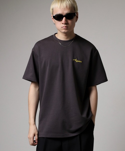 FUNALIVE(ファンアライブ)の「メンズ レディース 内側ツートンカラー シンプルTシャツ(Tシャツ/カットソー・メンズ・グレー/ブラック・F)」の12枚目の写真