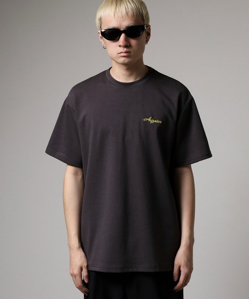 FUNALIVE(ファンアライブ)の「メンズ レディース 内側ツートンカラー シンプルTシャツ(Tシャツ/カットソー・メンズ・グレー/ブラック・F)」の3枚目の写真