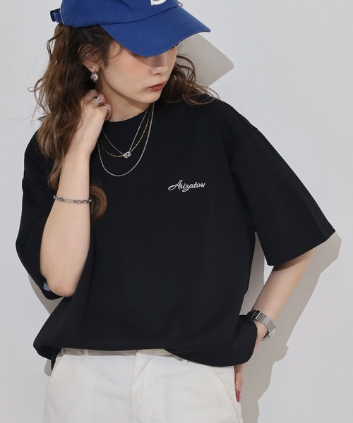 FUNALIVE(ファンアライブ)の「メンズ レディース 内側ツートンカラー シンプルTシャツ(Tシャツ/カットソー・メンズ・グレー/ブラック・F)」の16枚目の写真