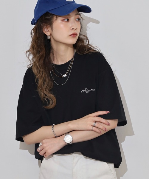 FUNALIVE(ファンアライブ)の「メンズ レディース 内側ツートンカラー シンプルTシャツ(Tシャツ/カットソー・メンズ・グレー/ブラック・F)」の15枚目の写真