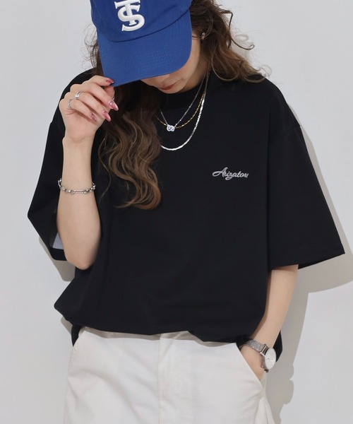 FUNALIVE(ファンアライブ)の「メンズ レディース 内側ツートンカラー シンプルTシャツ(Tシャツ/カットソー・メンズ・グレー/ブラック・F)」の17枚目の写真