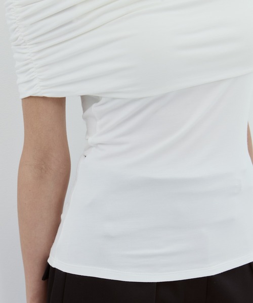 determ/デターム】《STUDIOUS別注》OFF SHOULDER TOPS/オフショルダー