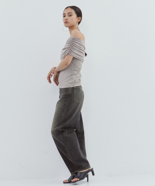 determ/デターム】《STUDIOUS別注》OFF SHOULDER TOPS/オフ