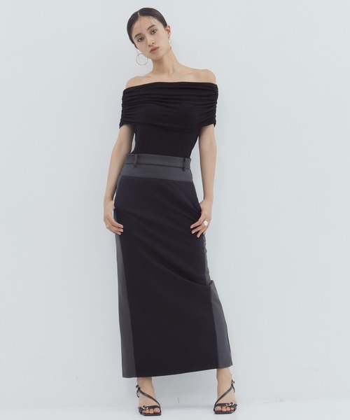 determ/デターム】《STUDIOUS別注》OFF SHOULDER TOPS/オフ