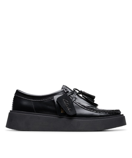 CLARK'S ORIGINAL/ 黒 /モカシン/uk5/ほぼ未使用 CLARK'S ORIGINAL/ 黒 /モカシン/uk5/ほぼ未使用