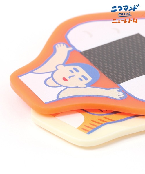 niko and...（ニコアンド）の「【ニューレトロ】コラボ コースター（ランチョンマット/テーブルウェア・メンズ・オレンジ/アイボリー・0）」の9枚目の写真