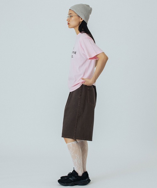 ROSE BUD(ローズバッド)の「LOGO S/S TEE(Tシャツ/カットソー・レディース・ライトブルー/オフホワイト/ブラウン/ピンク・ONE SIZE)」の10枚目の写真