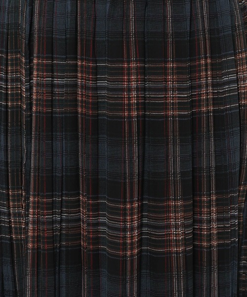 FOUND GOOD（ファウンドグッド）の「チェックプリーツSK（スカート・レディース・ネイビー/イエロー系5・S/M/L）」の12枚目の写真