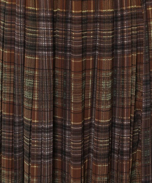 FOUND GOOD（ファウンドグッド）の「チェックプリーツSK（スカート・レディース・ネイビー/イエロー系5・S/M/L）」の13枚目の写真