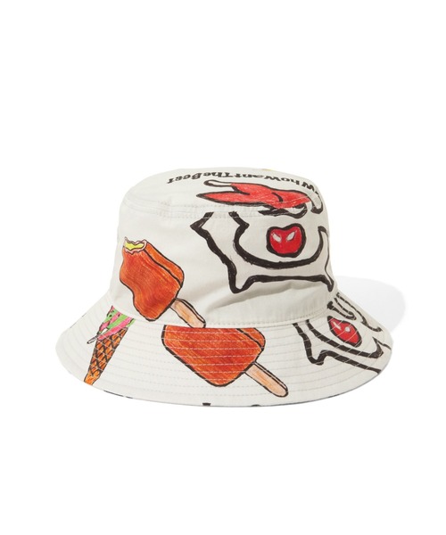 ICECREAM(アイスクリーム)の「HAT(ハット・メンズ・ブラック/アイボリー・LARGE/MEDIUM)」の6枚目の写真