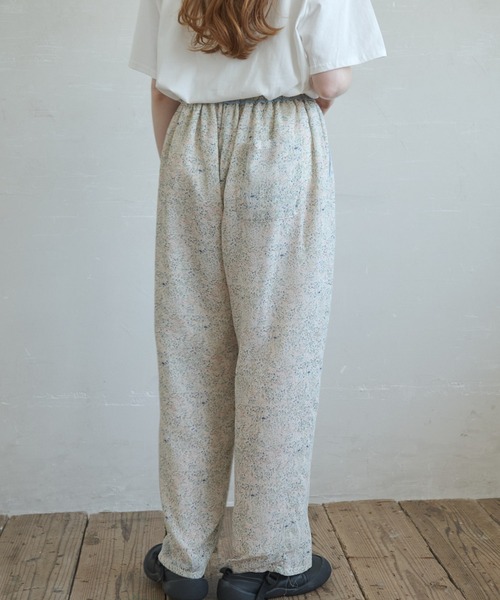 Crisp(クリスプ)の「ボタニカルシフォンパンツ(その他パンツ・レディース・ブルー/オレンジ・FREE)」の8枚目の写真