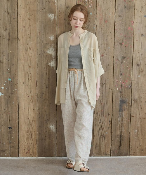 Crisp(クリスプ)の「ボタニカルシフォンパンツ(その他パンツ・レディース・ブルー/オレンジ・FREE)」の10枚目の写真