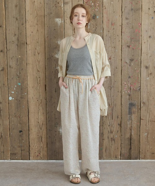 Crisp(クリスプ)の「ボタニカルシフォンパンツ(その他パンツ・レディース・ブルー/オレンジ・FREE)」の11枚目の写真