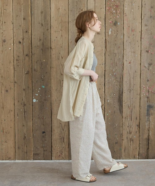 Crisp(クリスプ)の「ボタニカルシフォンパンツ(その他パンツ・レディース・ブルー/オレンジ・FREE)」の12枚目の写真