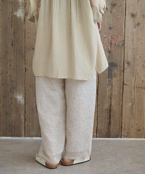 Crisp(クリスプ)の「ボタニカルシフォンパンツ(その他パンツ・レディース・ブルー/オレンジ・FREE)」の15枚目の写真