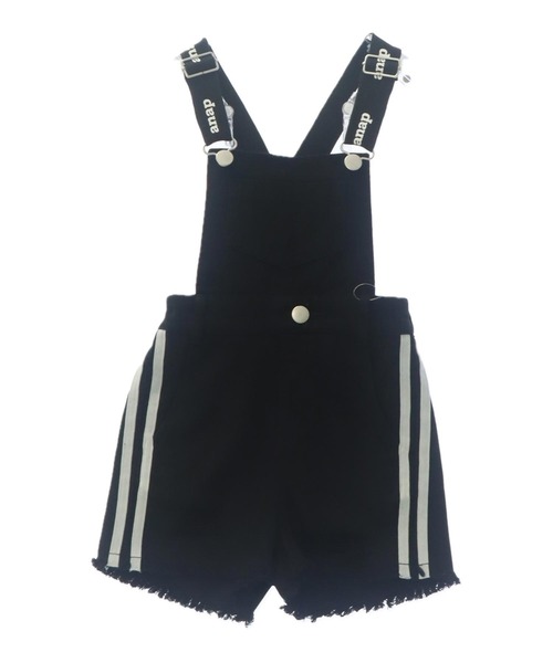 ANAP kids(アナップキッズ)の「サイドライン サロペット【ジュニアお揃い】(サロペット/オーバーオール・キッズ・ブラック/ライトブルー・110cm/120cm/130cm)」の8枚目の写真