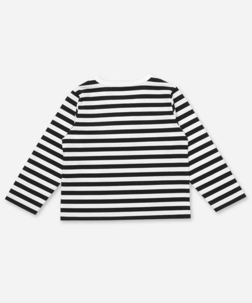 marimekko（マリメッコ）の「【Kids】 Paja Tasaraita / jersey shirt（Tシャツ/カットソー・キッズ・ブラック・92/104）」の2枚目の写真