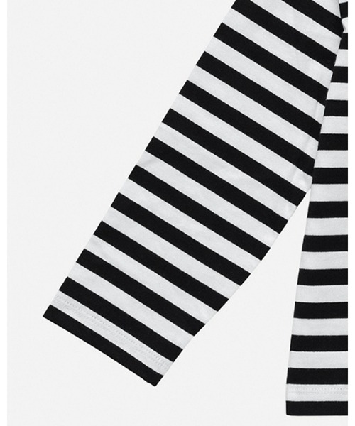 marimekko（マリメッコ）の「【Kids】 Paja Tasaraita / jersey shirt（Tシャツ/カットソー・キッズ・ブラック・92/104）」の4枚目の写真