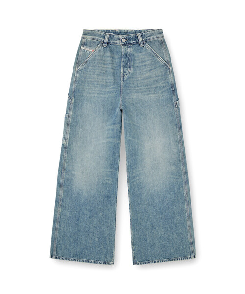 DIESEL(ディーゼル)の「ウィメンズ デニムパンツ RELAXED D-SIRE-W L.30(デニムパンツ・レディース・インディゴブルー・23inch/25inch/24inch/27inch/26inch/28inch/29inch/30inch)」の10枚目の写真