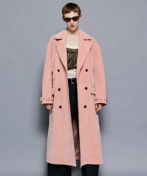 Suede Trench Coat/スウェードトレンチコート（トレンチコート