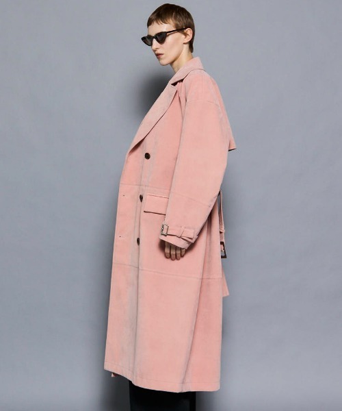 Suede Trench Coat/スウェードトレンチコート（トレンチコート