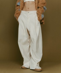 Knuth Marf | 【Knuth Marf】クヌースマーフ front slit pants(スラックス)