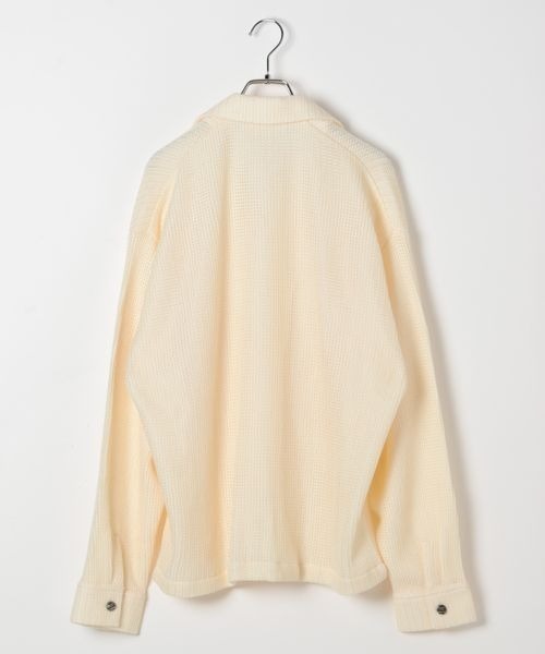 PBLIM(ページボーイリム)の「《UNISEX》スカシアミカイキンシャツ(シャツ/ブラウス・レディース・オフホワイト/ブラック・FREE)」の18枚目の写真