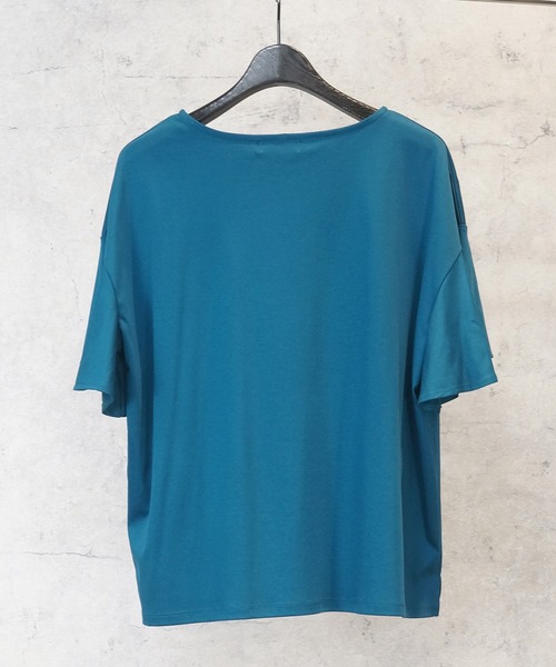 JETSET SOLO PLUS (ジェットセットソロプラス)の「【JETSET SOLO PLUS】多機能ラッフルスリーブTシャツ(Tシャツ/カットソー・レディース・ブラック/ライトグレー/ターコイズブルー・FREE)」の6枚目の写真