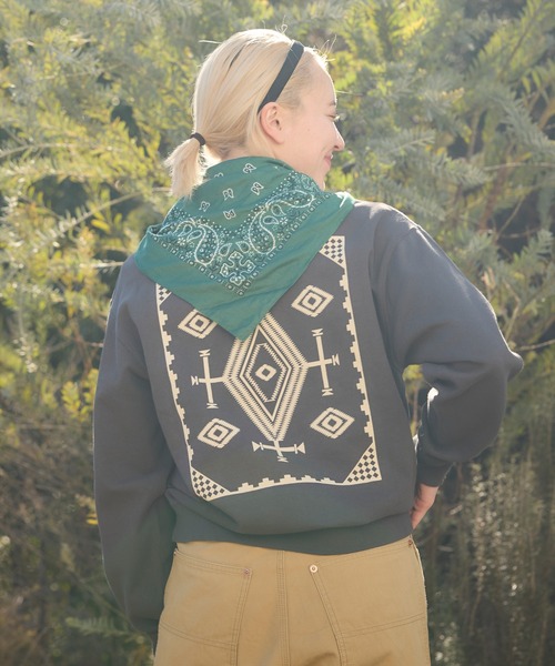 PENDLETON(ペンドルトン)の「PENDLETON/ペンドルトン ロングスリーブ バックプリント スウェット(スウェット・メンズ・チャコールグレー/ライトグレー/ブラック・MEDIUM/LARGE)」の1枚目の写真