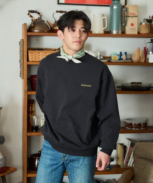 PENDLETON(ペンドルトン)の「PENDLETON/ペンドルトン ロングスリーブ バックプリント スウェット(スウェット・メンズ・チャコールグレー/ライトグレー/ブラック・MEDIUM/LARGE)」の4枚目の写真