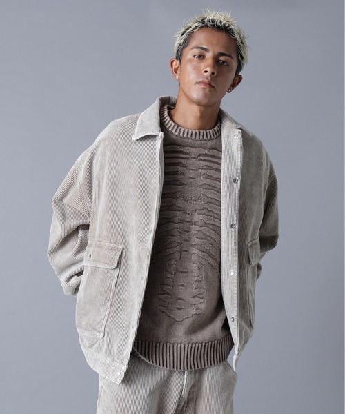 DANKE SCHON(ダンケシェーン)の「DankeSchon/ダンケシェーン/8WELL COURDUROY CHEMICAL COVERALLS(カバーオール・メンズ・ブラック/ベージュ・S/M/L)」の1枚目の写真