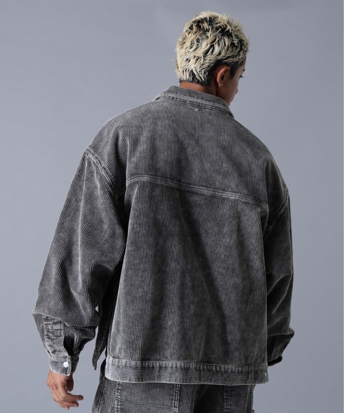 DANKE SCHON(ダンケシェーン)の「DankeSchon/ダンケシェーン/8WELL COURDUROY CHEMICAL COVERALLS(カバーオール・メンズ・ブラック/ベージュ・S/M/L)」の6枚目の写真