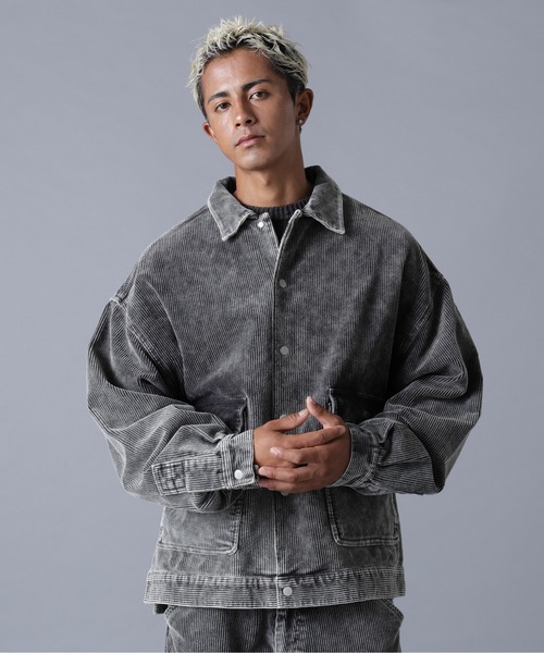 DANKE SCHON(ダンケシェーン)の「DankeSchon/ダンケシェーン/8WELL COURDUROY CHEMICAL COVERALLS(カバーオール・メンズ・ブラック/ベージュ・S/M/L)」の7枚目の写真