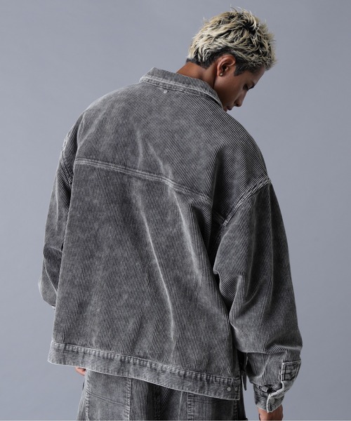 DANKE SCHON(ダンケシェーン)の「DankeSchon/ダンケシェーン/8WELL COURDUROY CHEMICAL COVERALLS(カバーオール・メンズ・ブラック/ベージュ・S/M/L)」の8枚目の写真