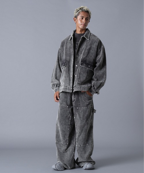 DANKE SCHON(ダンケシェーン)の「DankeSchon/ダンケシェーン/8WELL COURDUROY CHEMICAL COVERALLS(カバーオール・メンズ・ブラック/ベージュ・S/M/L)」の10枚目の写真