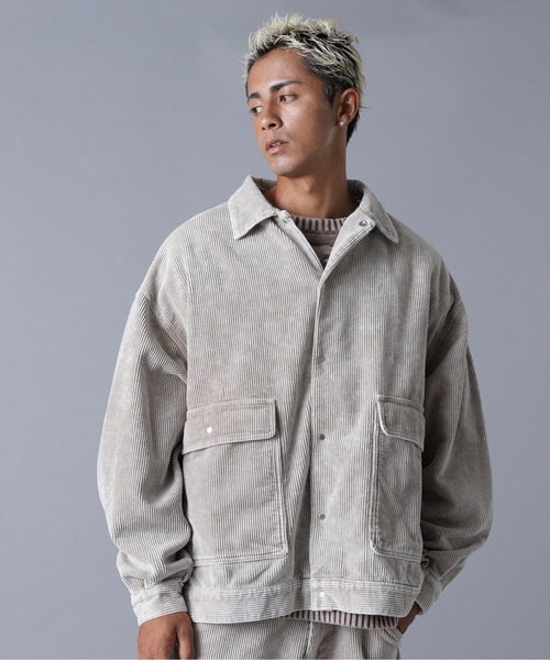 DANKE SCHON(ダンケシェーン)の「DankeSchon/ダンケシェーン/8WELL COURDUROY CHEMICAL COVERALLS(カバーオール・メンズ・ブラック/ベージュ・S/M/L)」の14枚目の写真