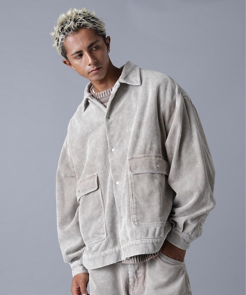 DANKE SCHON(ダンケシェーン)の「DankeSchon/ダンケシェーン/8WELL COURDUROY CHEMICAL COVERALLS(カバーオール・メンズ・ブラック/ベージュ・S/M/L)」の15枚目の写真