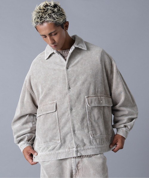 DANKE SCHON(ダンケシェーン)の「DankeSchon/ダンケシェーン/8WELL COURDUROY CHEMICAL COVERALLS(カバーオール・メンズ・ブラック/ベージュ・S/M/L)」の16枚目の写真